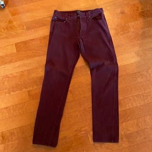 Casual Burgundy pants worn only once